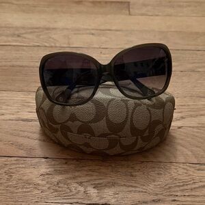 Coach Brown Sunglasses with Case